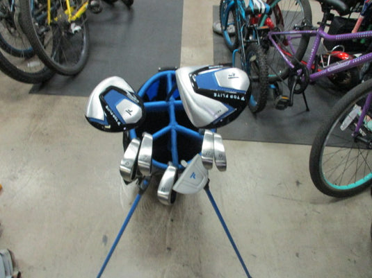 Used Top Flite Senior Complete Set With bag and Putter 10 Piece Set