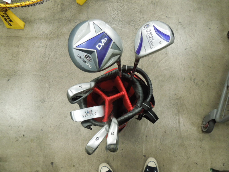 Load image into Gallery viewer, Used U.S. Kids Golf UL 54s DV3 6pc Jr. Golf Club Set with Bag
