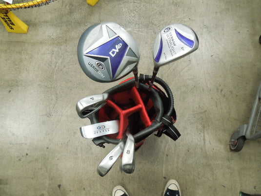 Used U.S. Kids Golf UL 54s DV3 6pc Jr. Golf Club Set with Bag