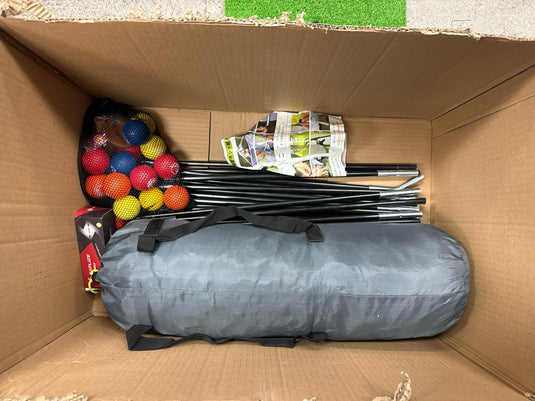 Used Saplize Golf Driving Net with Wide Opening and Training Balls
