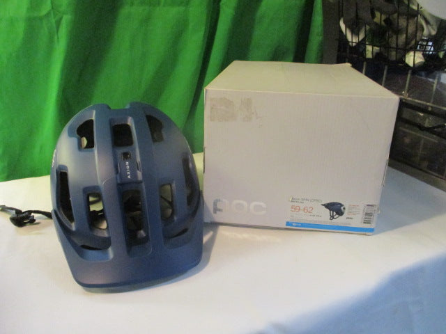 Load image into Gallery viewer, POX Axion SPIN Bicycle Helmet Size 59-62cm XL/XXL - Lead Blue Matte
