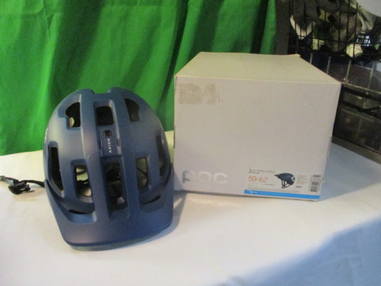 POX Axion SPIN Bicycle Helmet Size 59-62cm XL/XXL - Lead Blue Matte