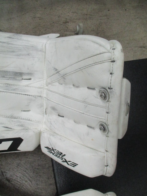 Used CCM Extreme Flex II Hockey Goalie Leg Pads 35