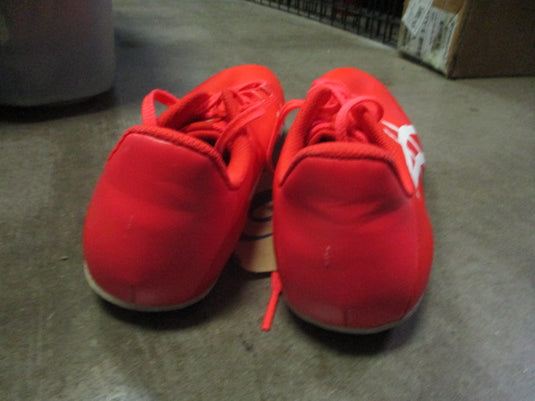 Used Asics Red Track Cleats Size 7 (No Spikes)