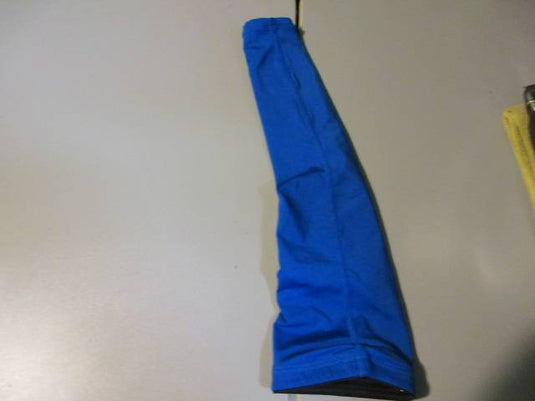 Used Blue Padded Elbow Compression Sleeves