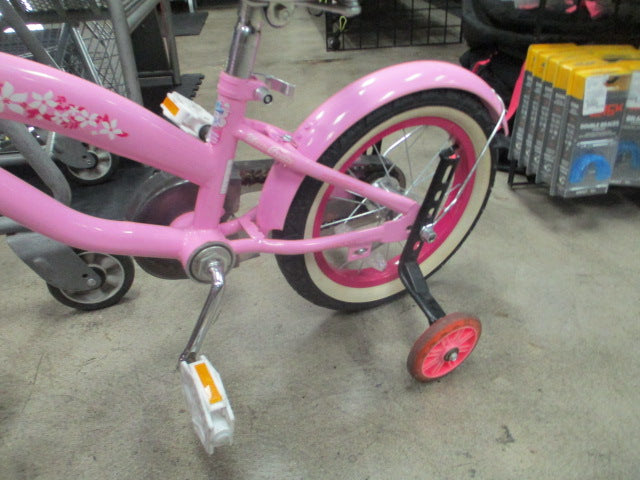 Load image into Gallery viewer, Used Joy Star Miss Cruiser 14&quot; 1 Speed Little Girls Bike W/ Training Wheels
