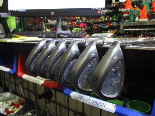 Used Callaway Steelhead X-14 6pc Right Hand Iron Set 5-9i and APw NO 6 IRON