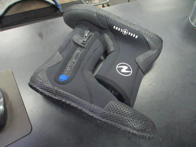 Load image into Gallery viewer, Used Aqua Lung Super Zip Ergo Dive Boots Size 13 5mm Thick
