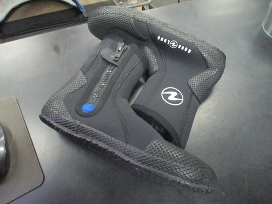 Used Aqua Lung Super Zip Ergo Dive Boots Size 13 5mm Thick