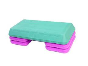 New Apollo Athletics Large Aerobic Step W/ 4 Risers 29 x 15 x 9