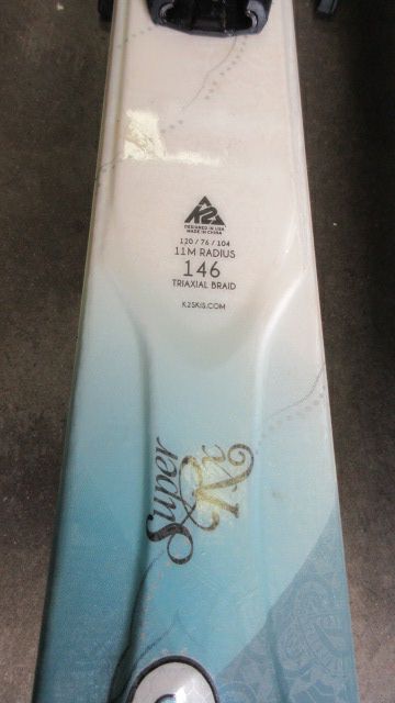 Used K2 Super RX Downhill Skis Size 146cm w/ Salomon Bindings