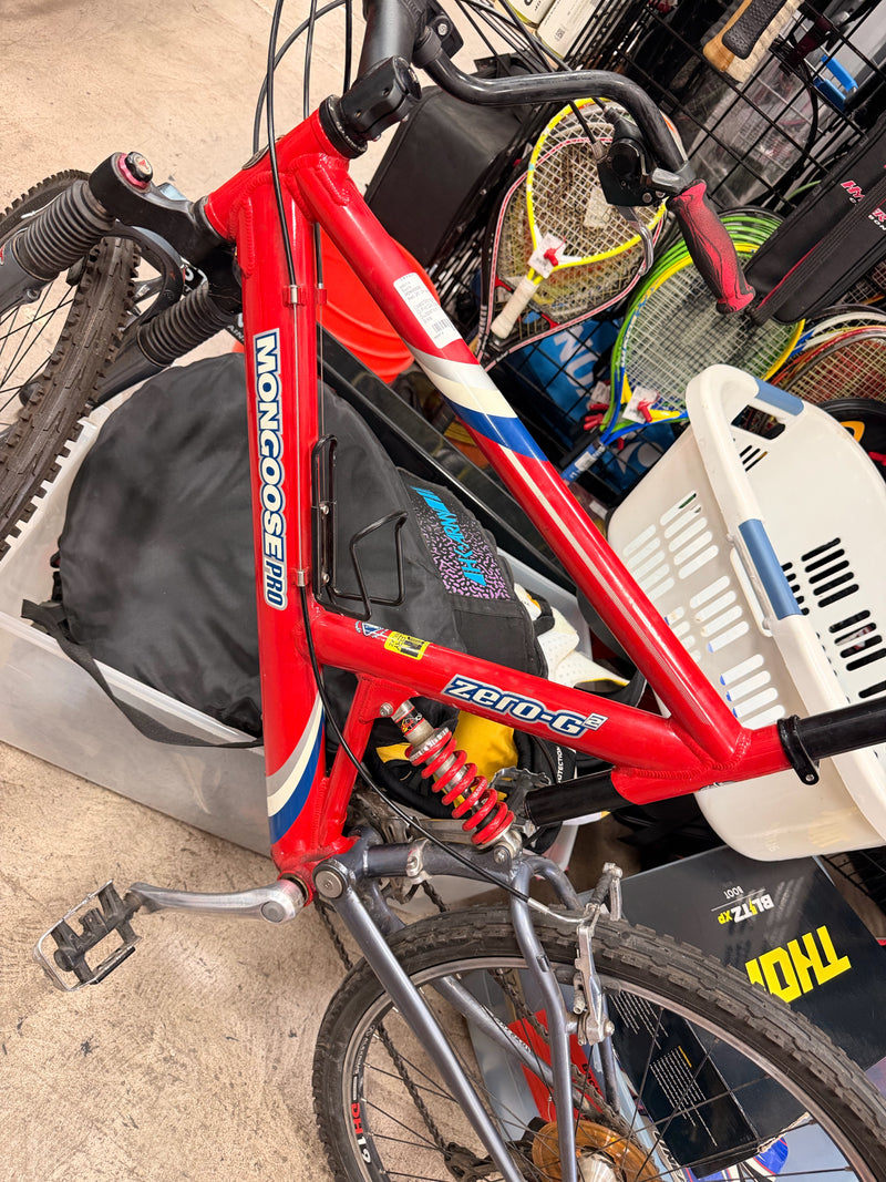 Load image into Gallery viewer, Used Mongoose Zero G Pro 24 Speed Full Suspension Mountain Bike
