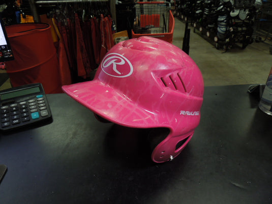 Used Rawlings Pink Softball Helmet Size 6 1/4 - 6 7/8