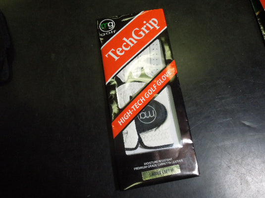 Like New Tech Grip Ladies Left Hand Only Golf Glove Size Medium