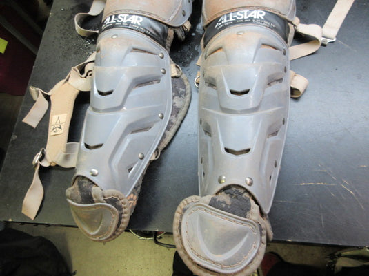 Used All-Star S7 Catchers Shin Guards - 9-12