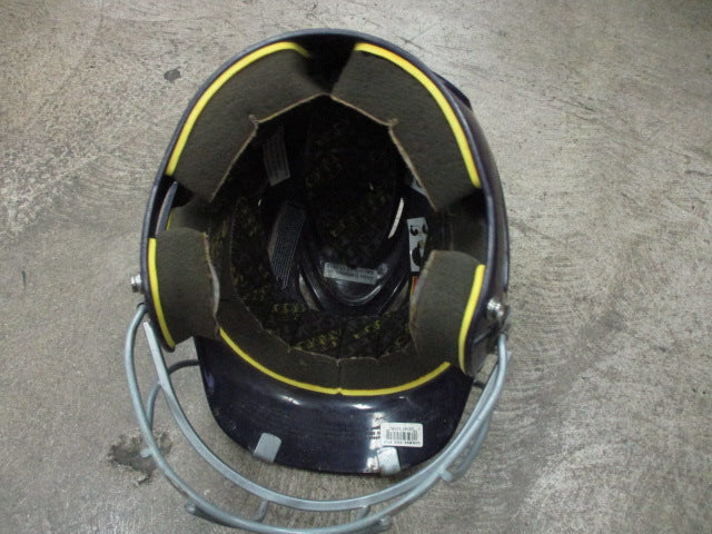 Load image into Gallery viewer, Used Under Armour Purple Batting Helmet w/ Mask Size 6 1/2 - 7 1/2
