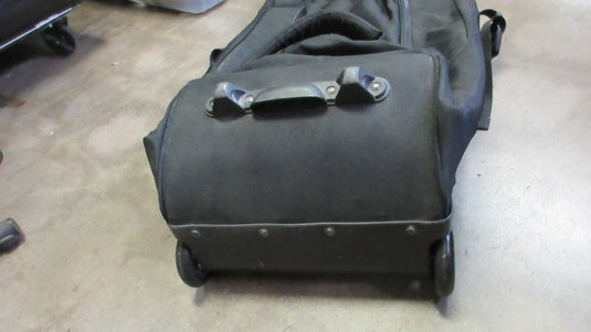 Used Callaway Golf Bag Travel Bag w/ Wheels - wear on corners & cracked plastic