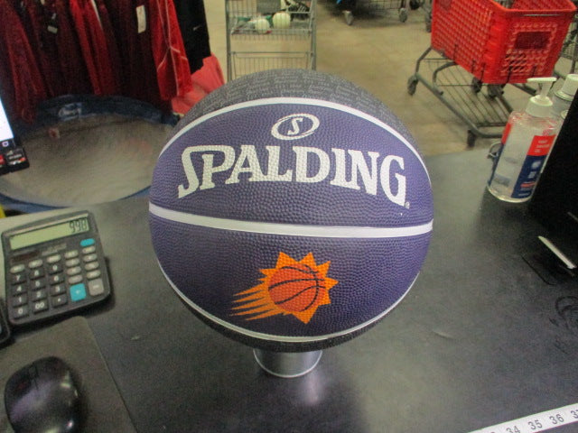 Load image into Gallery viewer, Used Spalding Phoenix Suns Branded Official Size Basketball
