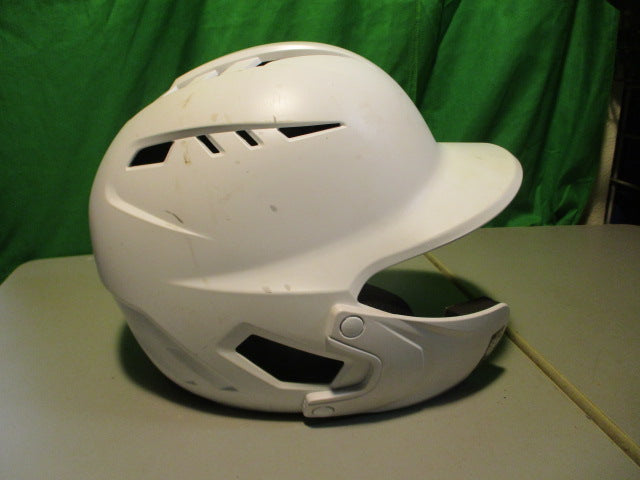 Load image into Gallery viewer, Used Victus White Jr Batting Helmet W/ jaw Guard 6 1/2- 7 1/2 jaw Guard
