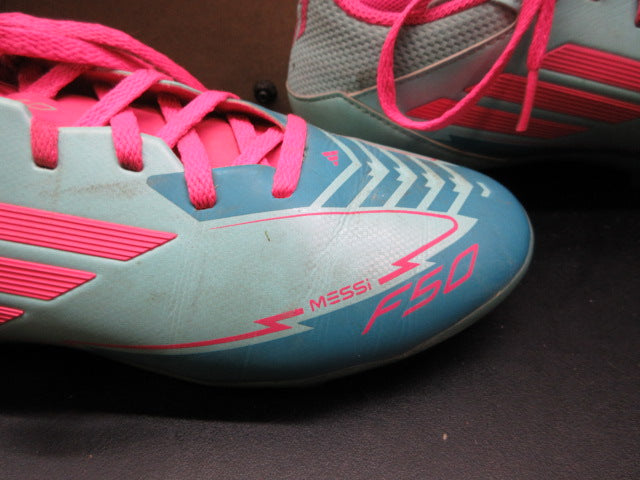 Load image into Gallery viewer, Used Adidas F50 Messi League Soccer Cleats - Size 5.5
