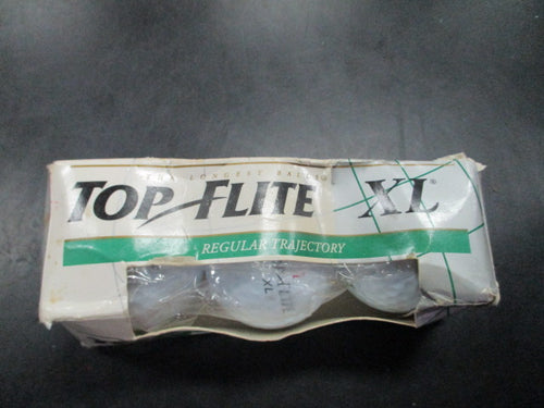 Used Top Flite XL Golf Balls 3 Pack Sleeve