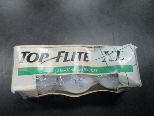 Used Top Flite XL Golf Balls 3 Pack Sleeve