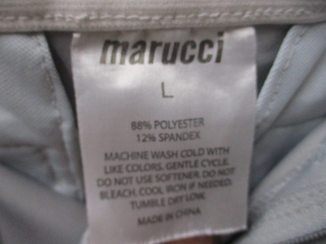 Load image into Gallery viewer, Used Marucci Grey Open Bottom Baseball Pants Size Youth Large
