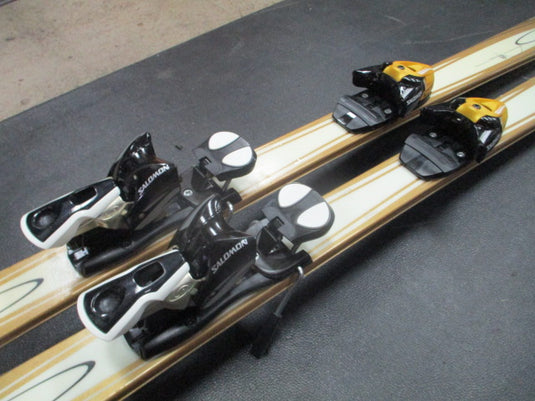 Used Olin DTV 160CM Downhill Skis W/ Salomon Bindings