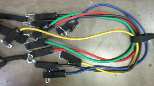 Used Rubber Resistance Band Set