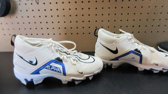 Used Nike Alpha Menace 3 Shark Football Cleats - Size Youth 5.5