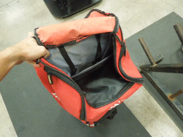 Load image into Gallery viewer, Used Louisville Slugger Select Rig Wheeled Bag in Red
