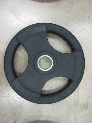New Rising Sports 35lb Olympic Rubber Coated Plate