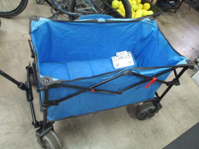 Load image into Gallery viewer, Used ozark trail Blue Wheeled Wagon
