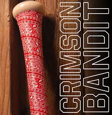 New Lizard Skins DSP Ultra Crimson Bandit Bat Grip Tape - 1.1 mm