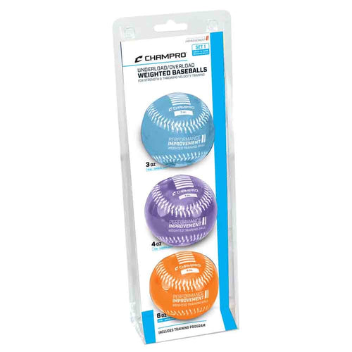 New Champro Underload Training Baseballs - 3 oz ,4 oz , 6 oz