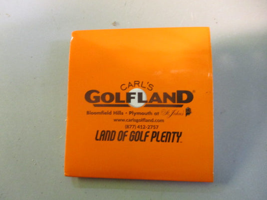 Used Carl's Golfland Pack Of 4 Golf Tees