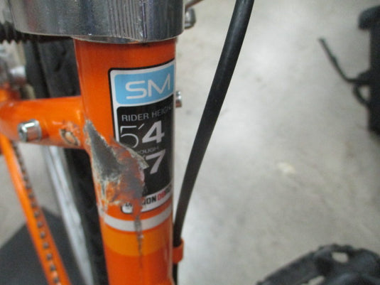 Used Diamondback Vital 7 Womens Small Frame 700 21 Speed Orange Bike