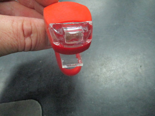 Used Red easy attach Bicycle tail light