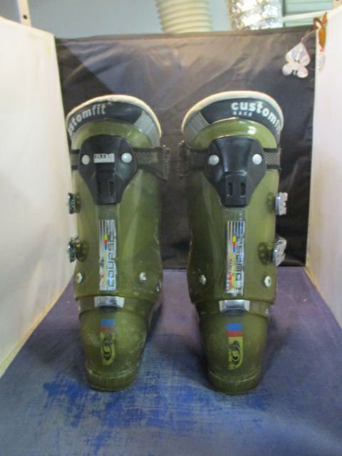 Load image into Gallery viewer, Used Salomon Course Fex 95 Carbonlink Ski Boots Size 29.5
