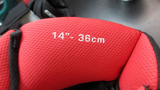 Used Bauer 1X Pro Vapor Coyotes Hockey Gloves - 14" - 36cm