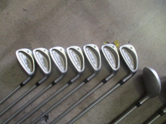 Load image into Gallery viewer, Used Wilson Oversize Prostaff Ladies Set RH Graphite 4-PW 1,3,5,7 Woods
