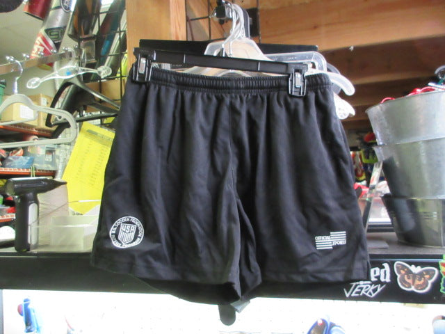 Load image into Gallery viewer, Used U.S Soccer Federation Referee Shorts - Size Womens Medium
