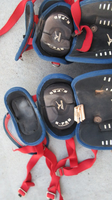 Used Mizuno Samurai Catchers Shin Guards - Youth