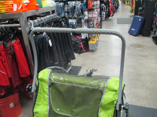 Used Schwinn Pacific Cycle Lumina Reflective Double Bike Trailer W/ Attachment