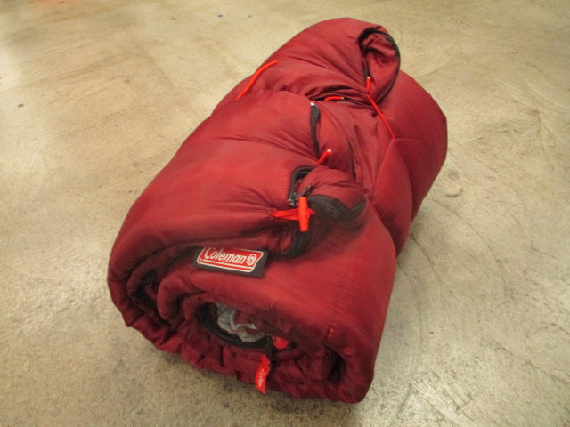 Load image into Gallery viewer, Used Coleman Red Sleeping Bag
