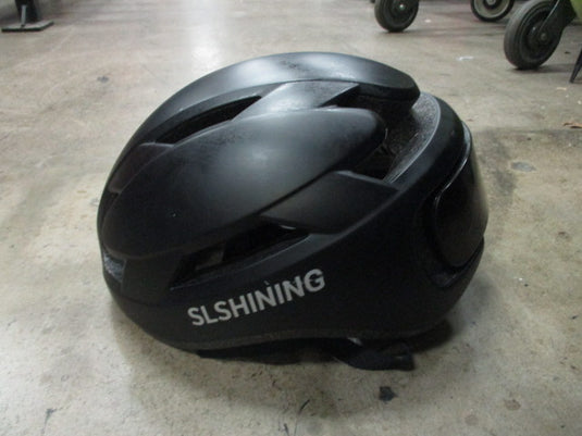 Used SLSHINING LED Bike Helmet Size Large