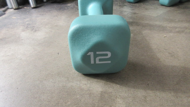 Load image into Gallery viewer, New Cap Barbell TONE Fitness 12lb Neoprene Coated Square Head Dumbbells - Pair
