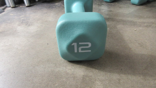New Cap Barbell TONE Fitness 12lb Neoprene Coated Square Head Dumbbells - Pair