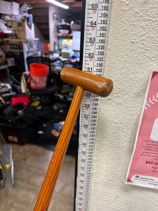 Used Kahuna Big Stick Wood Land Paddle For Longboarding