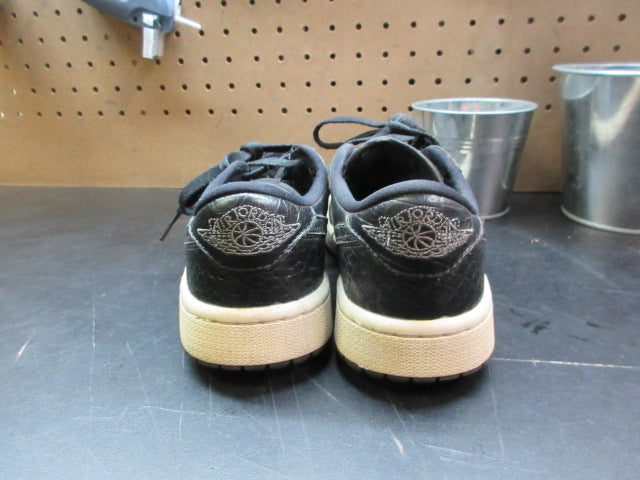 Load image into Gallery viewer, Used Nike Air Jordan 1 Low Black Crocodile Golf Shoes - Size 4

